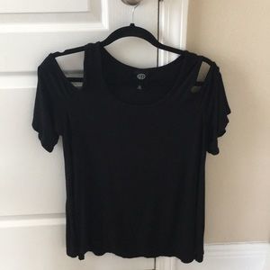 Cold shoulder Nordstrom black top
